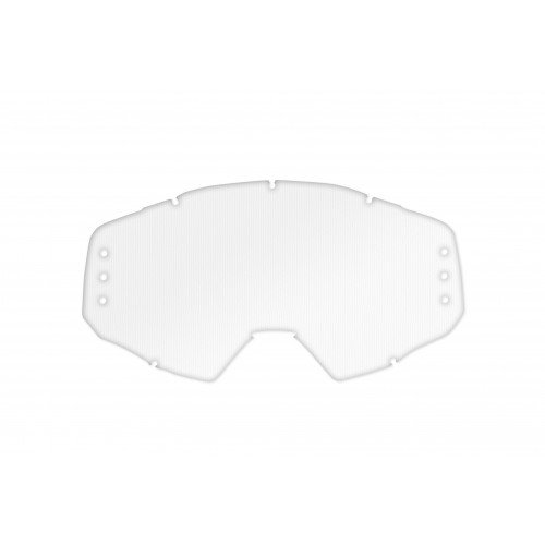 Clear lens with roll off's holes for EPSILON goggle - LE02210