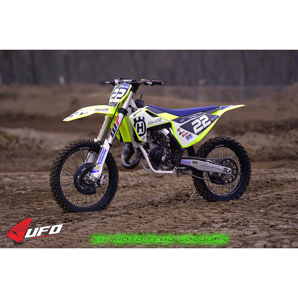 UFO Exclusive LTD Edition Fluo Yellow Motocross Plastic Kit KTM SX 65 17-18