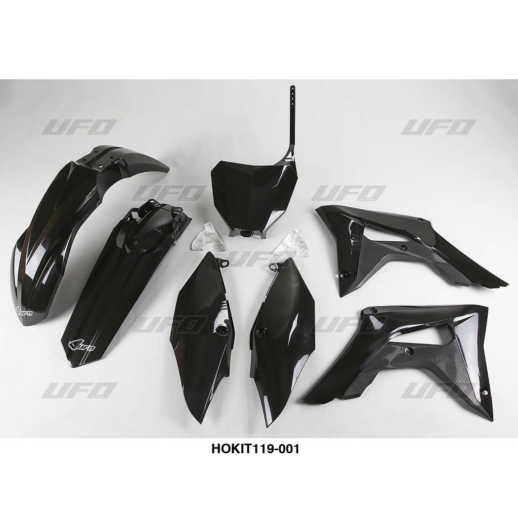 UFO Plastics Honda CRF450R 02-04 White Rear Fender HO03695-041 11-7204 